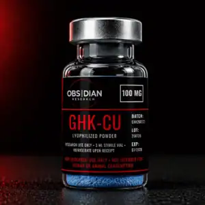 GHK-CU research material vial, 100 mg