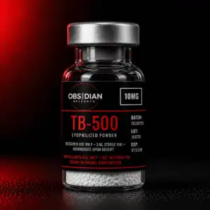 TB-500 research material vial, 10 mg