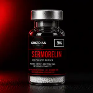 Obsidian Research Sermorelin 5 mg research-use-only vial